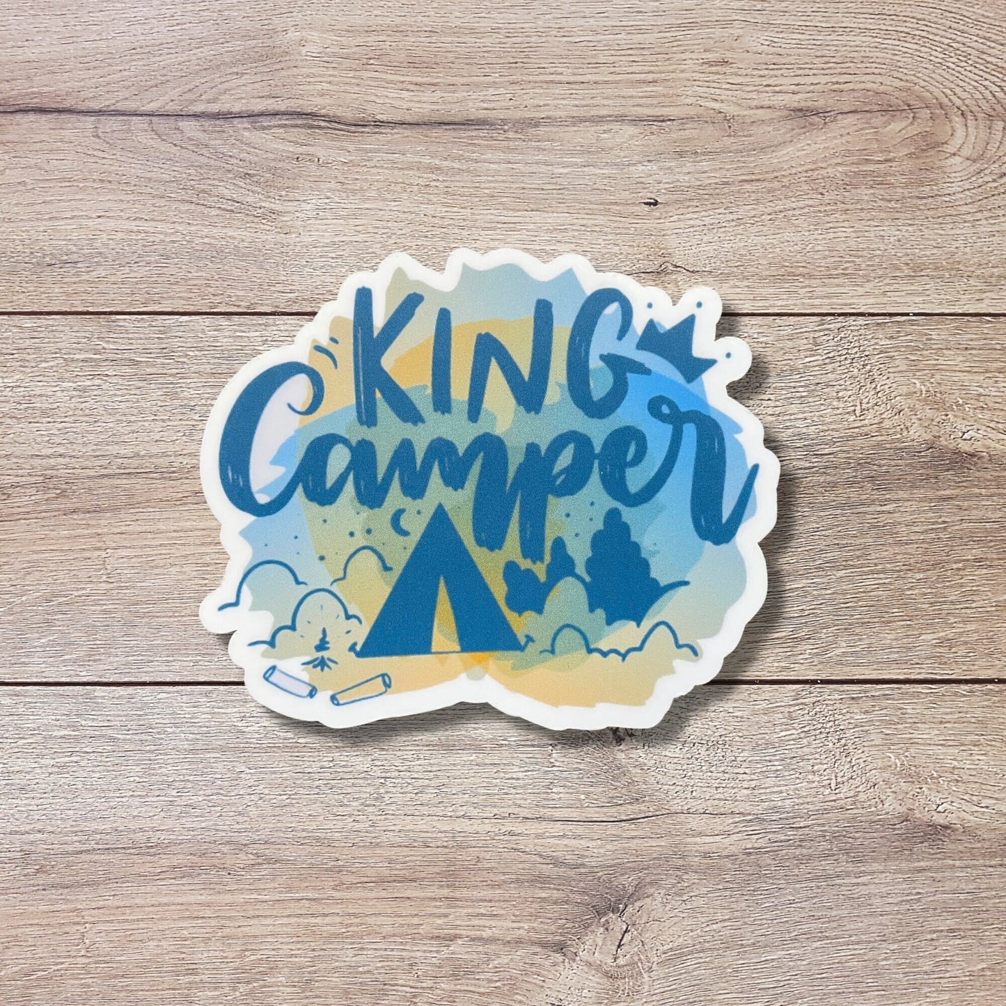 King Camper Vinyl Sticker