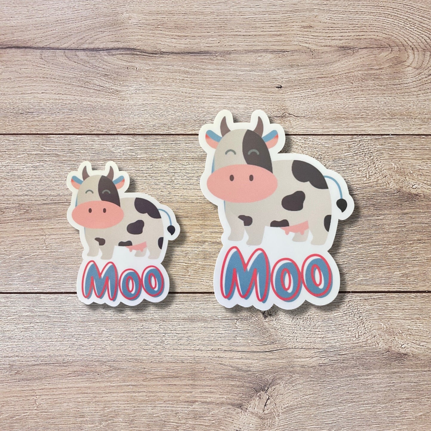 Cow Moo Vinyl Sticker