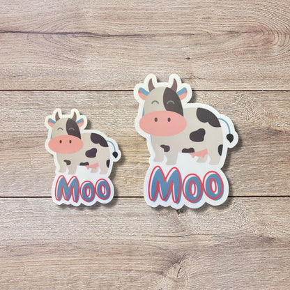 Cow Moo Vinyl Sticker