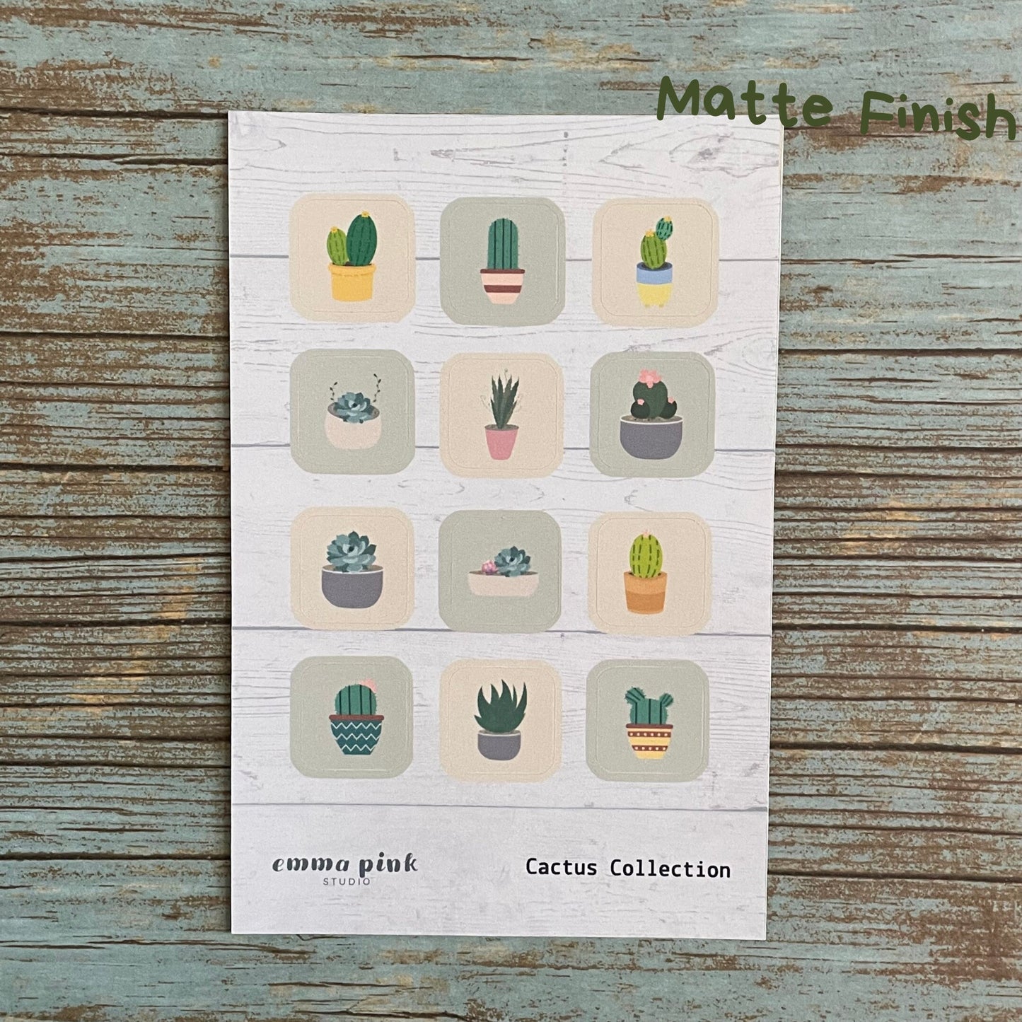 Cactus Sticker Sheet