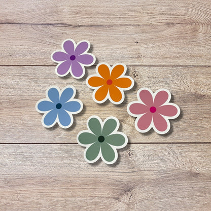 Daisy Flower Vinyl Sticker Set