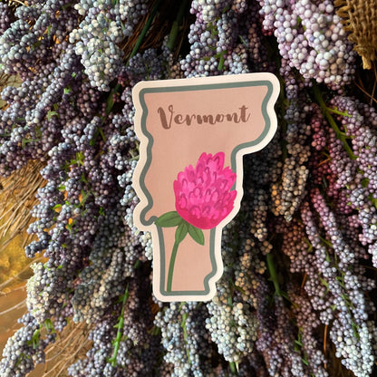 Vermont State Flower Vinyl Sticker