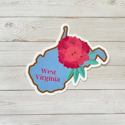 West Virginia State Flower Vinyl Sticker