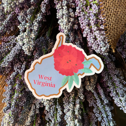 West Virginia State Flower Vinyl Sticker