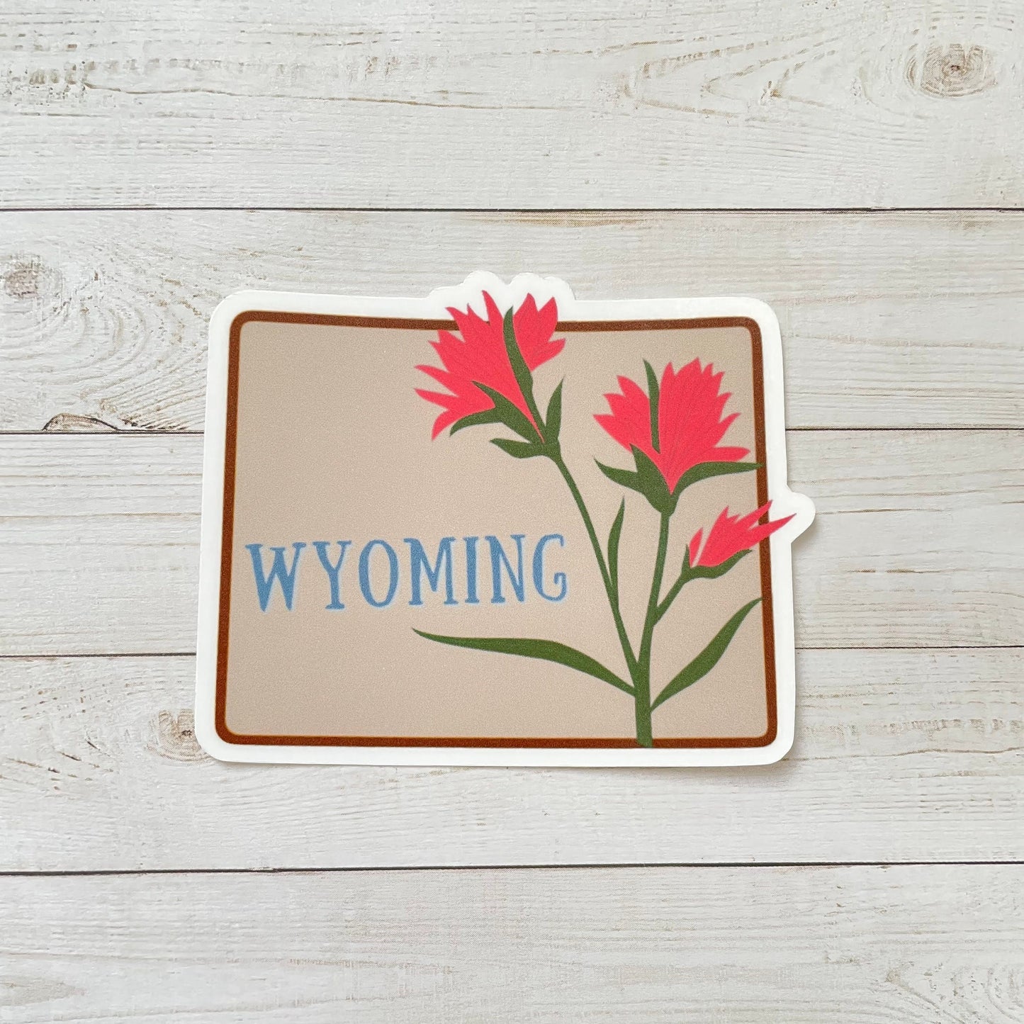 Wyoming State Flower Vinyl Sticker