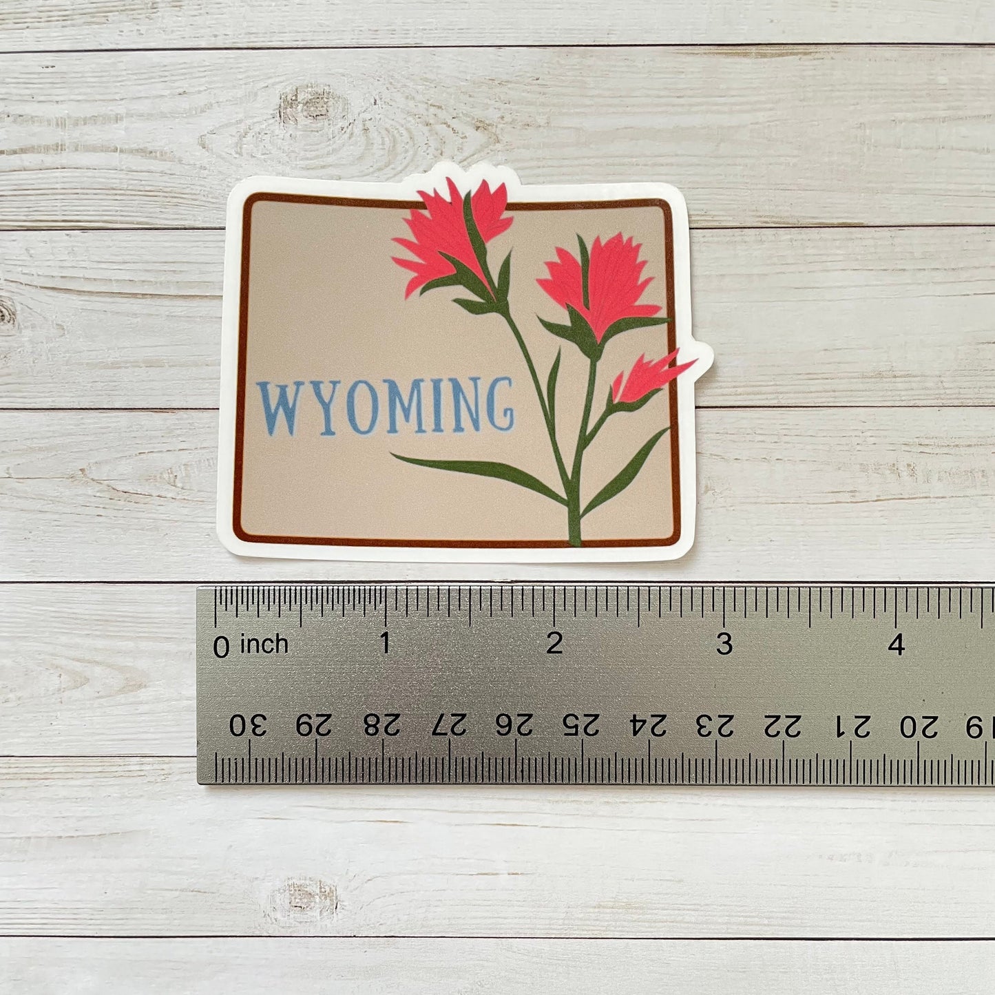 Wyoming State Flower Vinyl Sticker