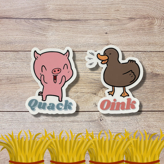 Funny Animals Vinyl Sticker