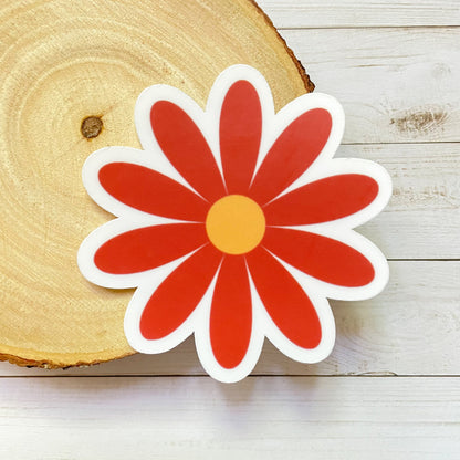 Retro Daisy Vinyl Sticker