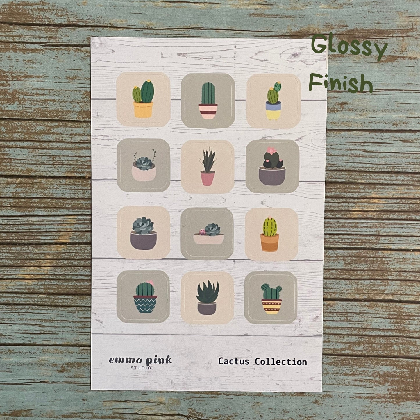 Cactus Sticker Sheet