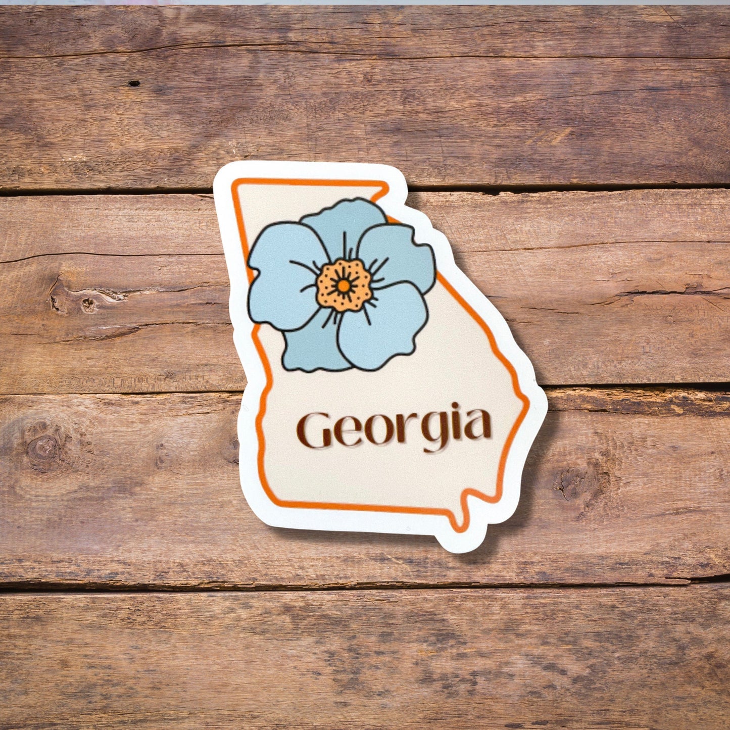 Georgia State Flower Vinyl Sticker