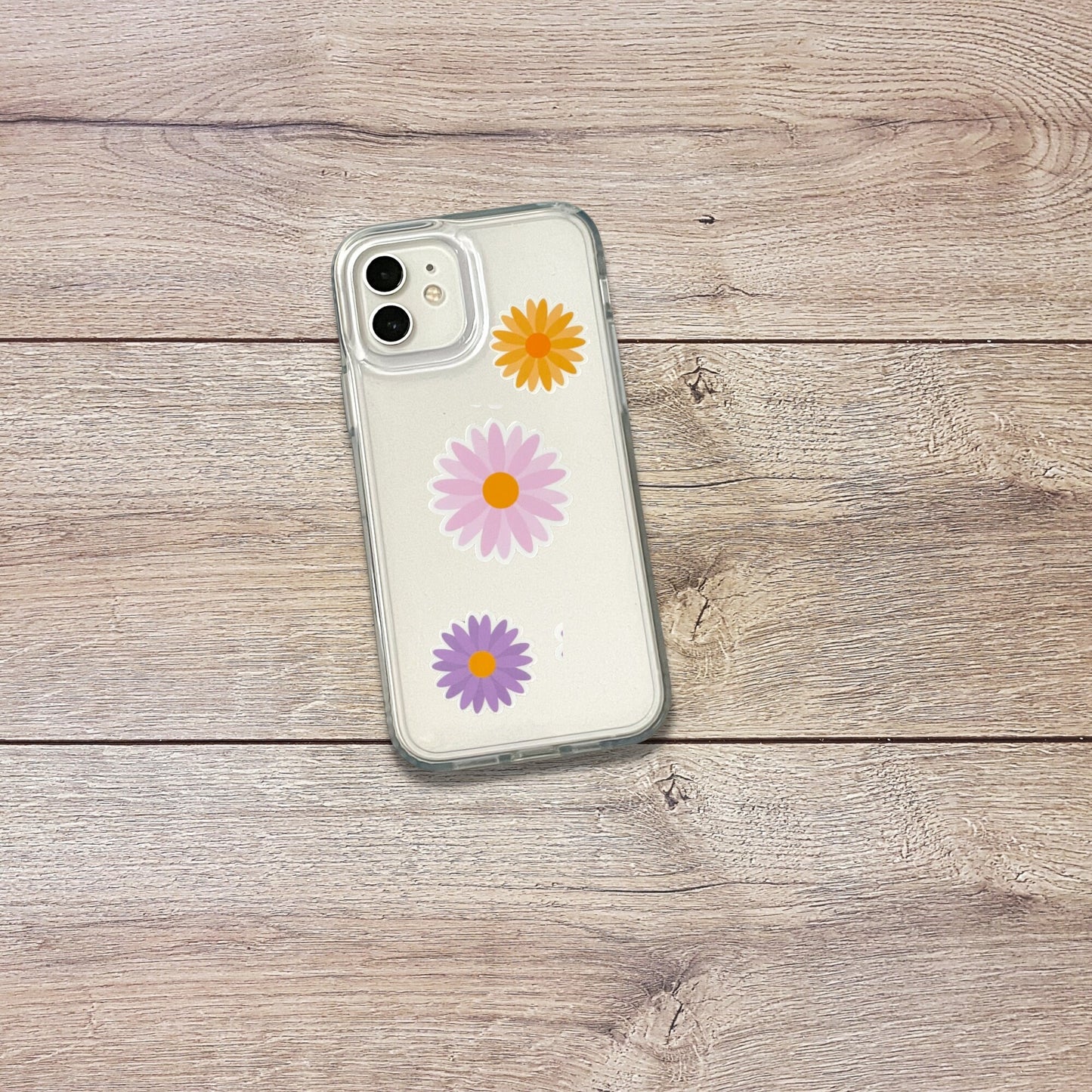 Daisy Flower Vinyl Sticker Set