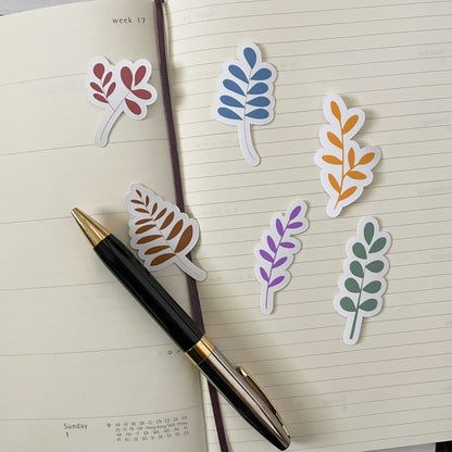 Colorful Leaves Vinyl Sticker Set