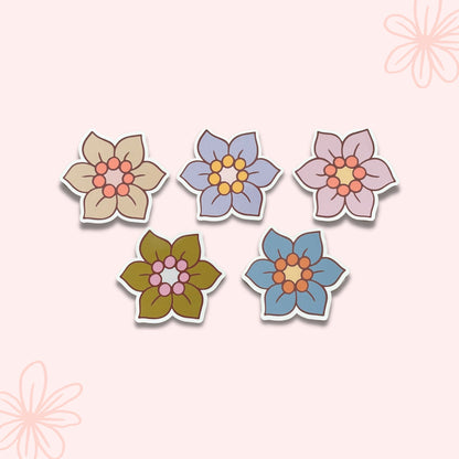 Flower Vinyl Sticker Set