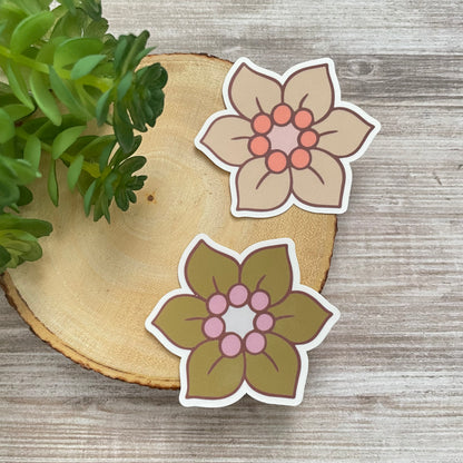 Flower Vinyl Sticker Set