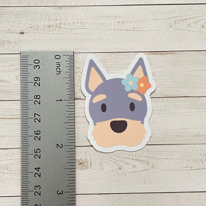 Schnauzer Vinyl Sticker