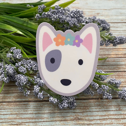 Bull Terrier Vinyl Sticker