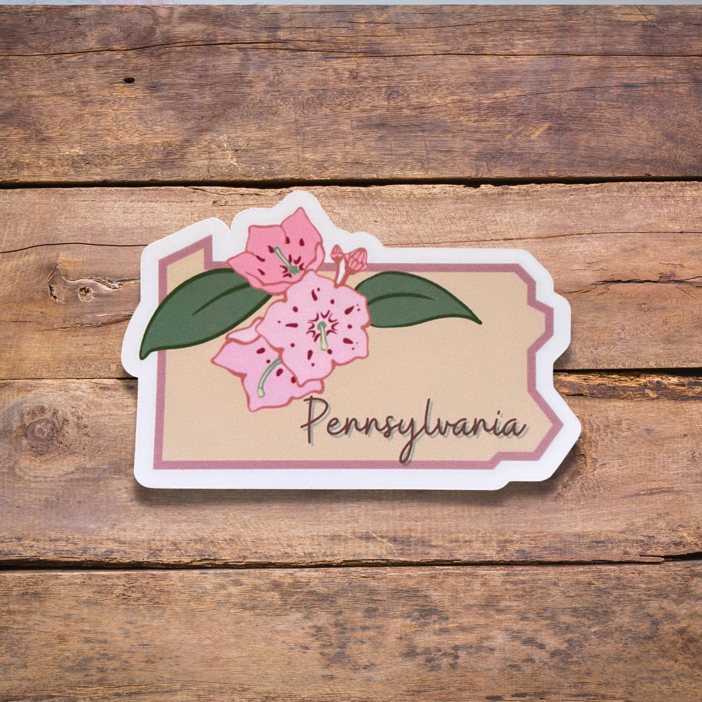 Pennsylvania State Flower Vinyl Sticker