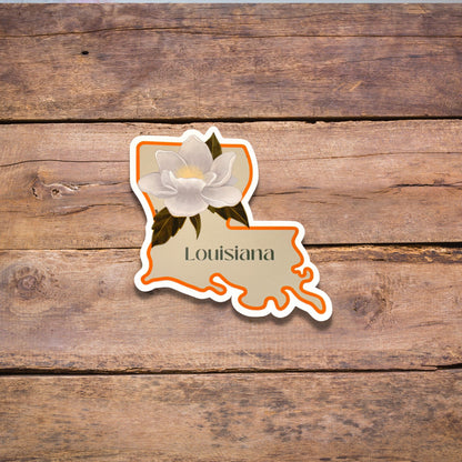 Louisiana State Flower Vinyl Sticker
