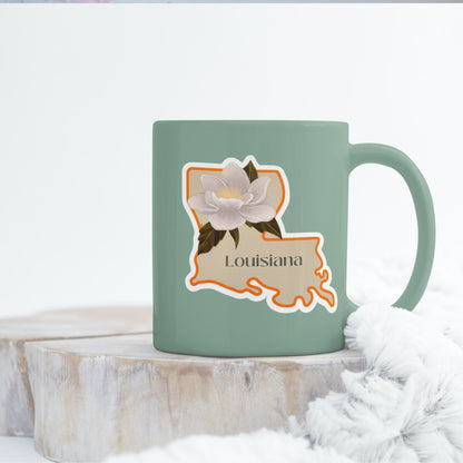 Louisiana State Flower Vinyl Sticker