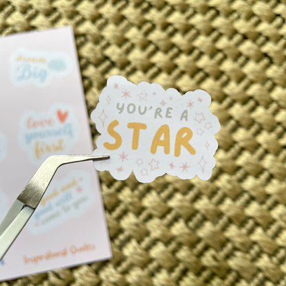 Inspirational Quotes Sticker Sheet