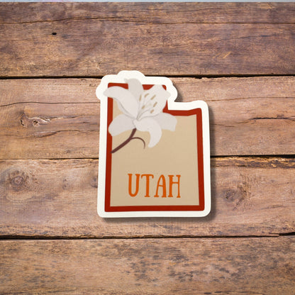 Utah State Flower Vinyl Sticker