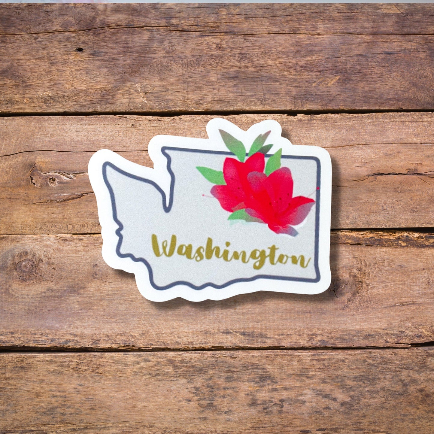 Washington State Flower Vinyl Sticker