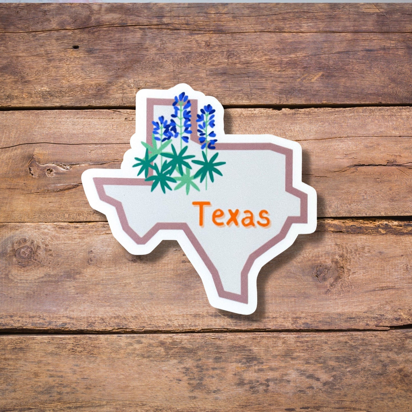 Texas State Flower Vinyl Sticker