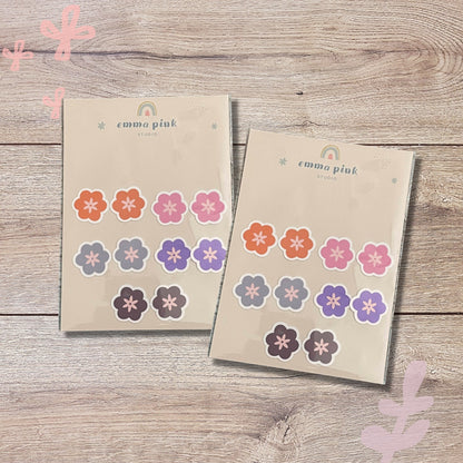 Mini Flower Vinyl Sticker Set