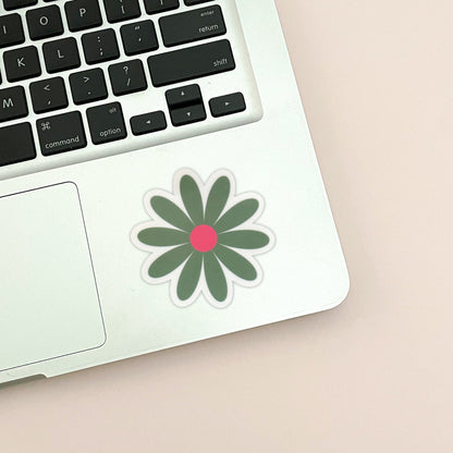 Retro Daisy Vinyl Sticker