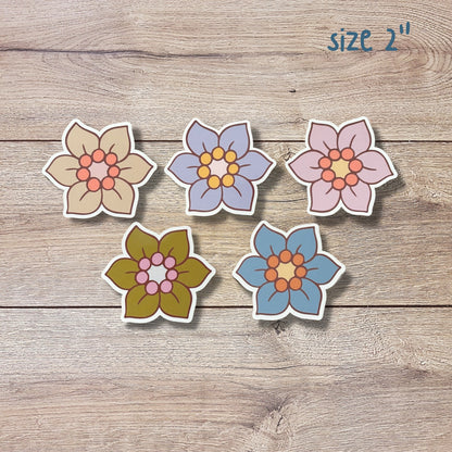 Flower Vinyl Sticker Set