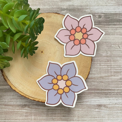 Flower Vinyl Sticker Set
