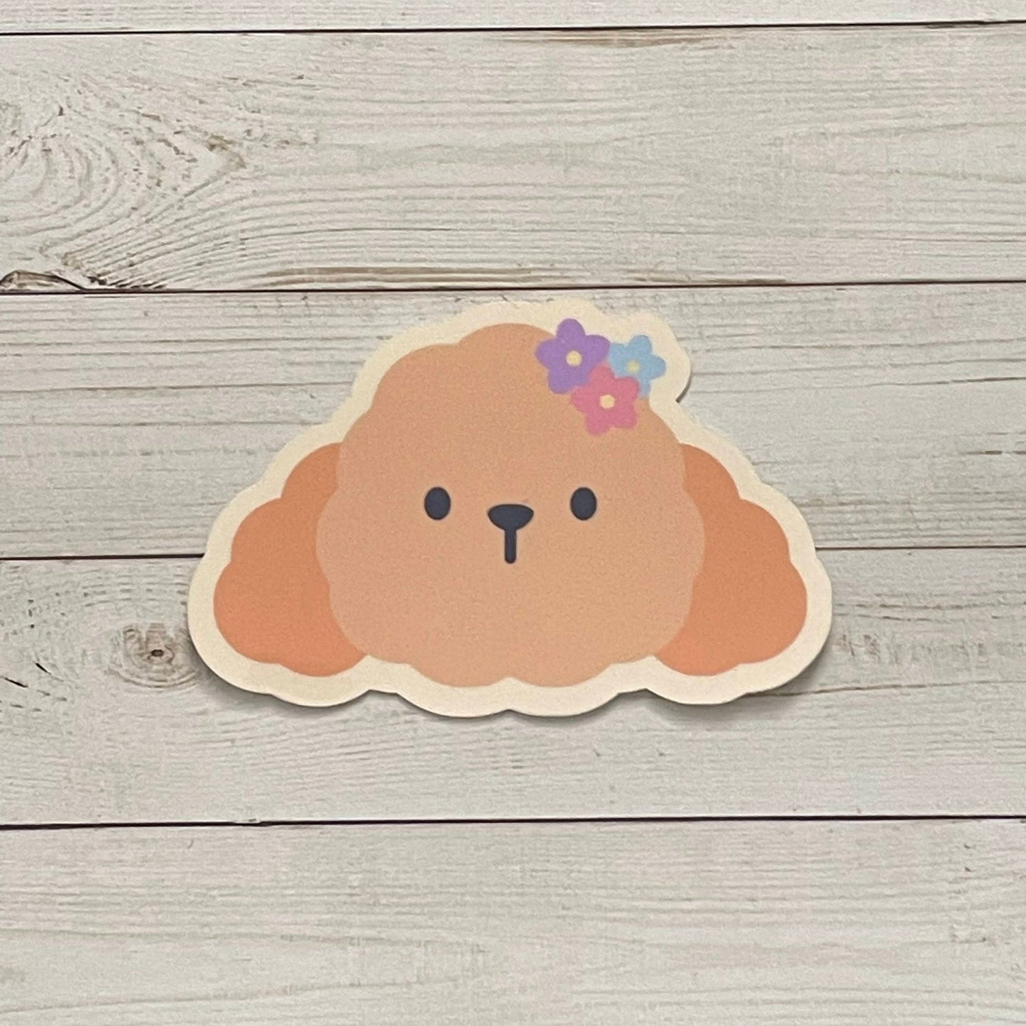 Poodle Vinyl Sticker