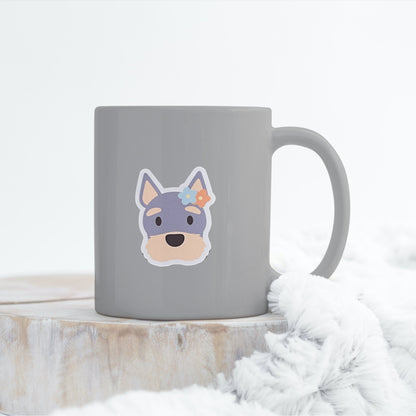 Schnauzer Vinyl Sticker