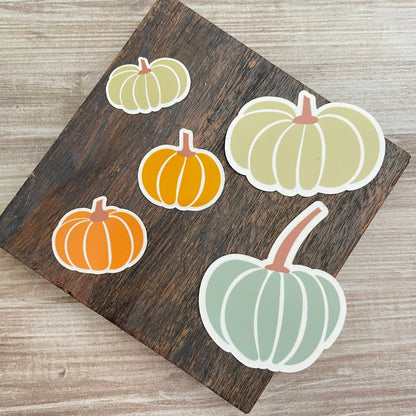 Pumpkin Vinyl Sticker Set