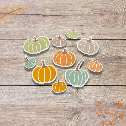 Pumpkin Vinyl Sticker Set