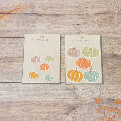 Pumpkin Vinyl Sticker Set