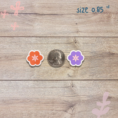 Mini Flower Vinyl Sticker Set