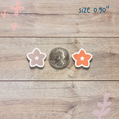 Mini Star Flower Vinyl Sticker Set