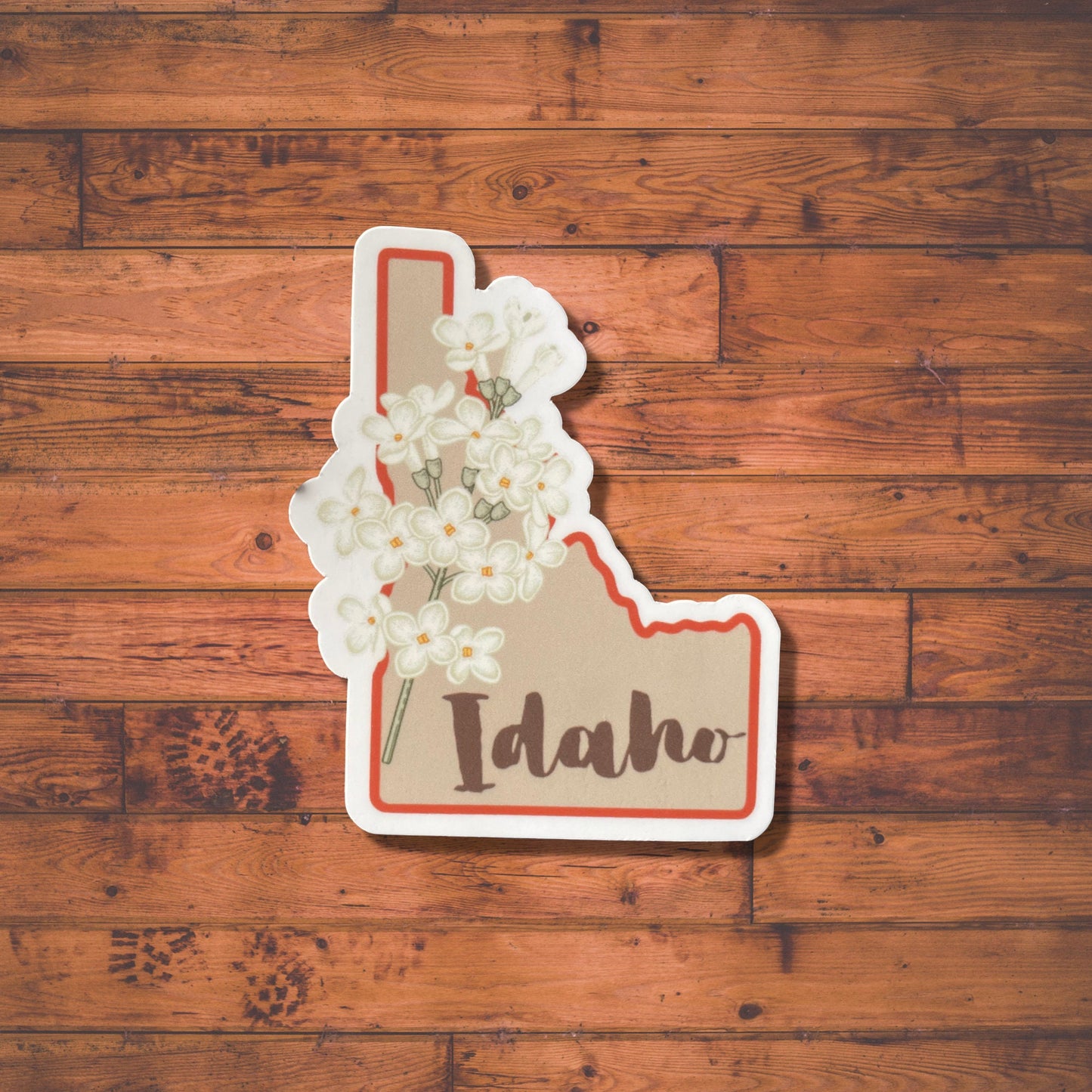 Idaho State Flower Vinyl Sticker