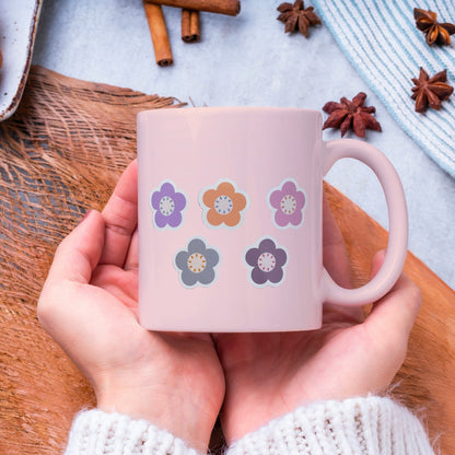 Mini Flower Vinyl Stickers Set