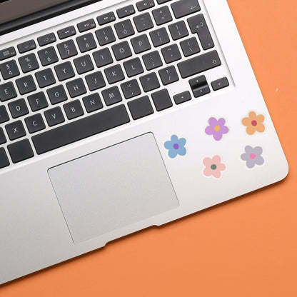 Mini Colorful Flower Vinyl Sticker Set