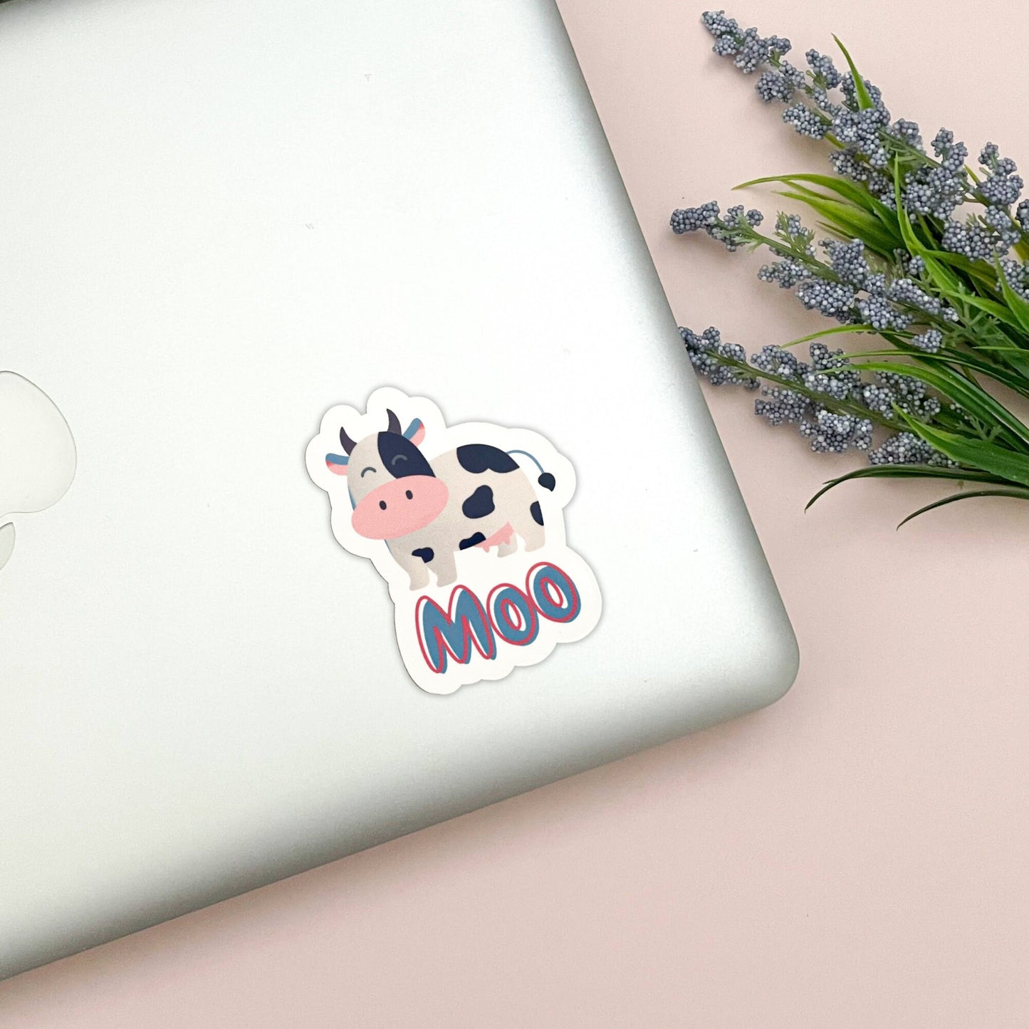 Cow Moo Vinyl Sticker