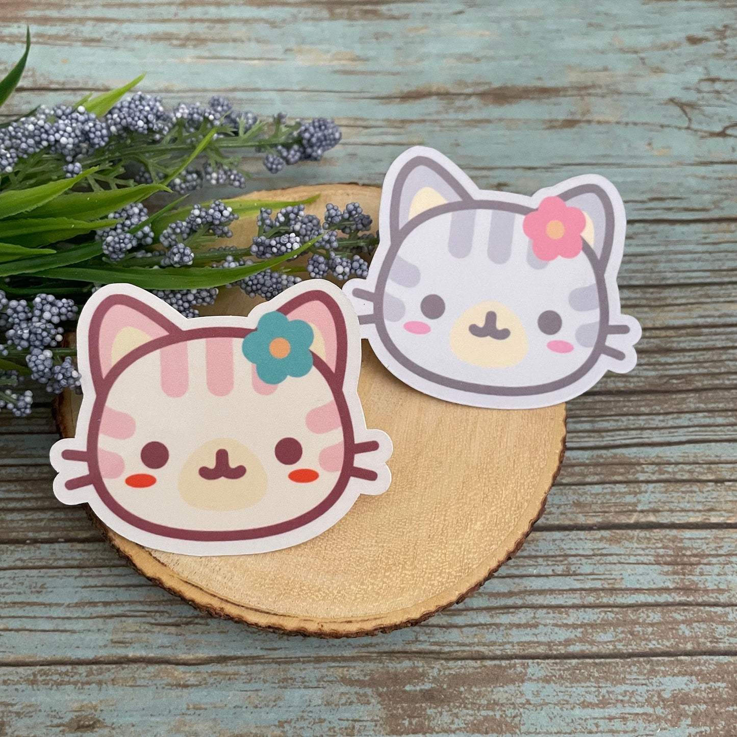 Tabby Cat Vinyl Sticker