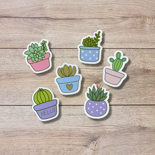 Cactus Vinyl Sticker Set