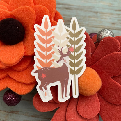 Deer Vinyl Sticker