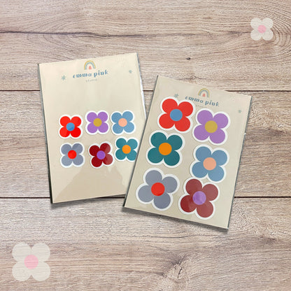 Flower Vinyl Sticker Set