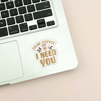 Coffee Vinyl Sticker