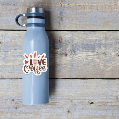 LOVE Coffee Vinyl Sticker