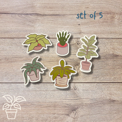 House Plants Sticker Set