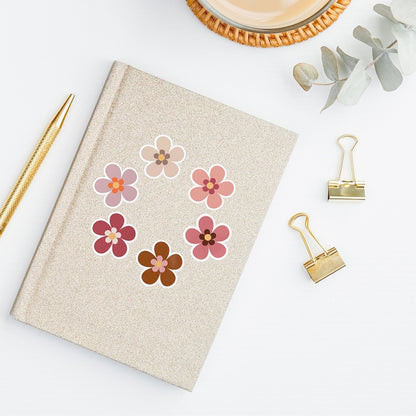 Boho Flower Vinyl Sticker Set